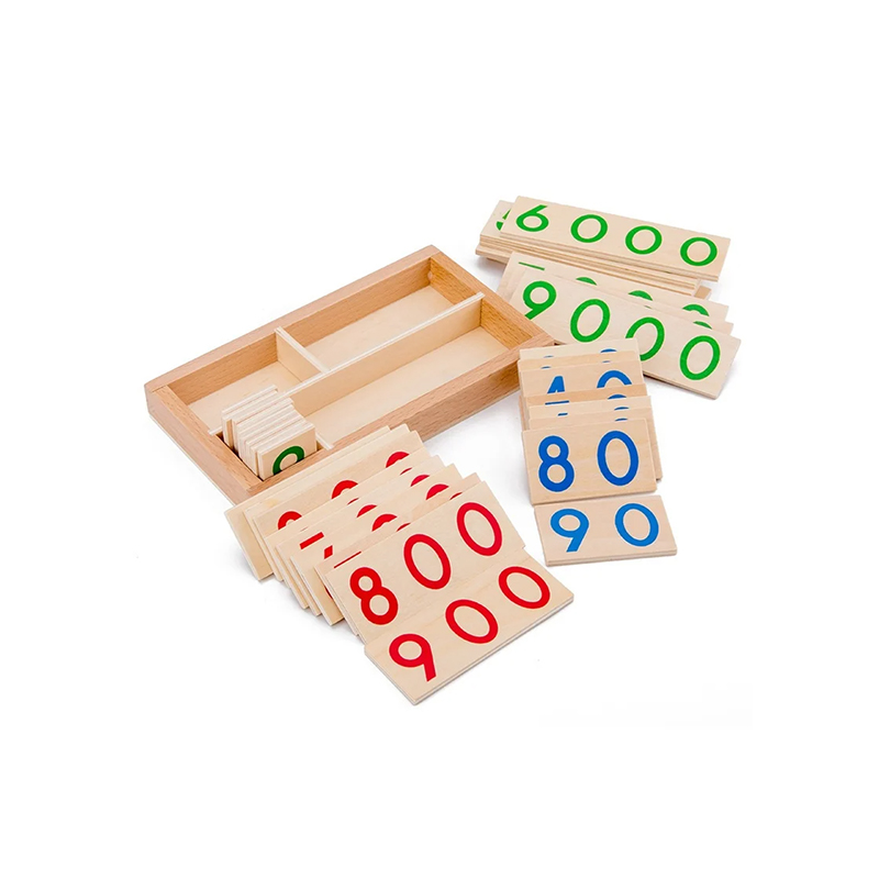 Tacar Modúlach Adhmaid Uimhearthachta Montessori