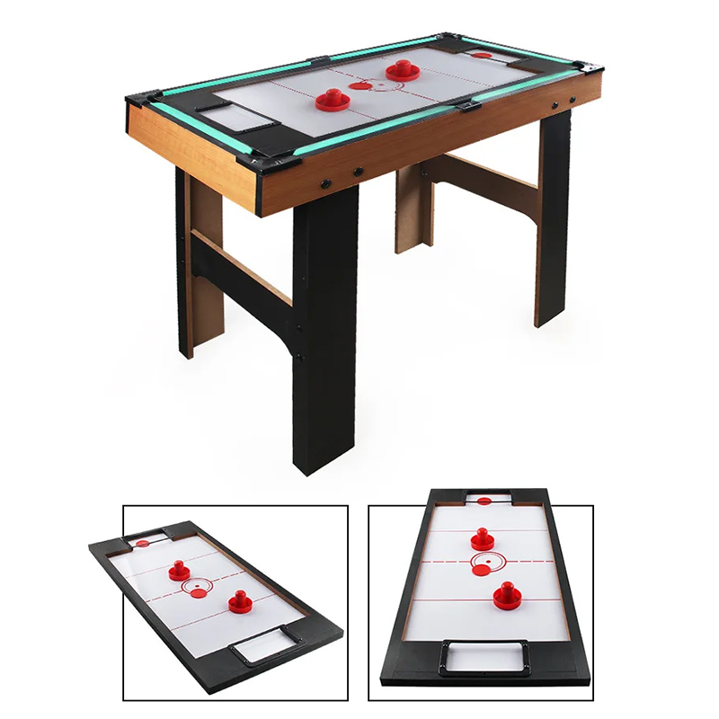 Tábla Il-Chluiche 4-in-1 le Foosball, Haca Aeir, Leadóg Tábla, agus Linn Snámha