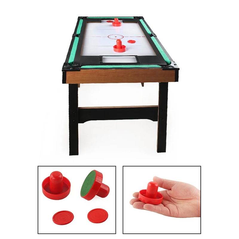 Tábla Il-Chluiche 4-in-1 le Foosball, Haca Aeir, Leadóg Tábla, agus Linn Snámha