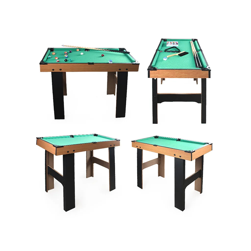 Tábla Il-Chluiche 4-in-1 le Foosball, Haca Aeir, Leadóg Tábla, agus Linn Snámha