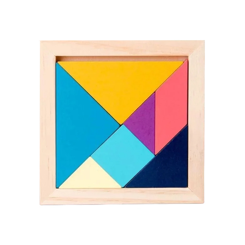 Sraith Tangram Montessori ColorWood