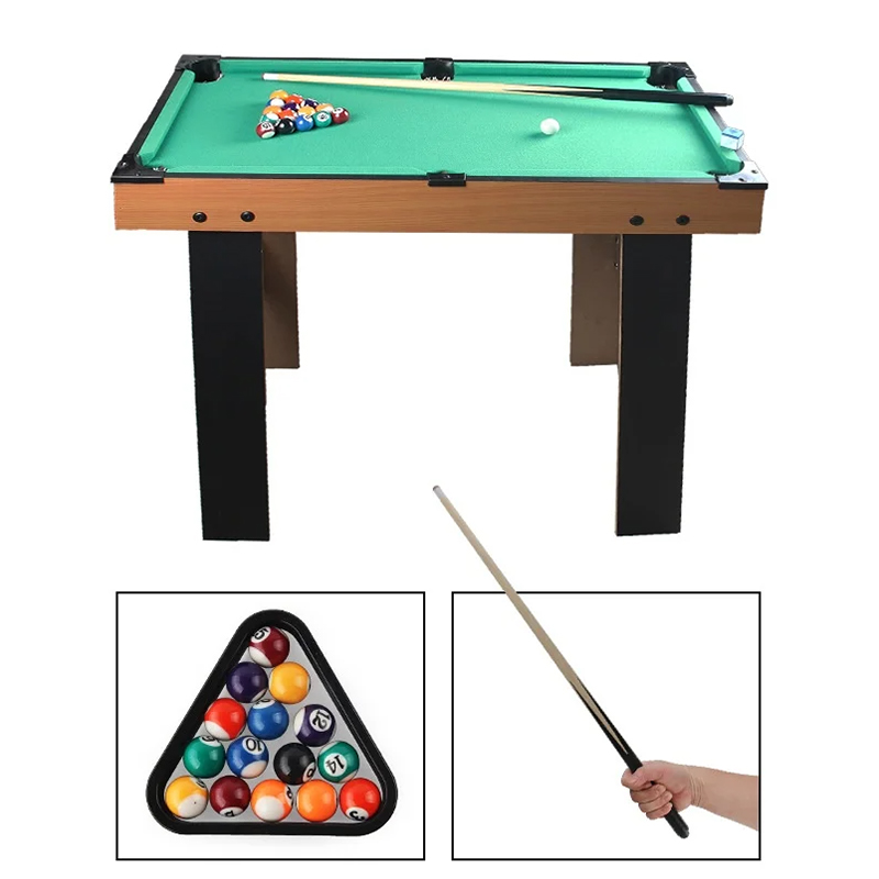 Tábla Il-Chluiche 4-in-1 le Foosball, Haca Aeir, Leadóg Tábla, agus Linn Snámha