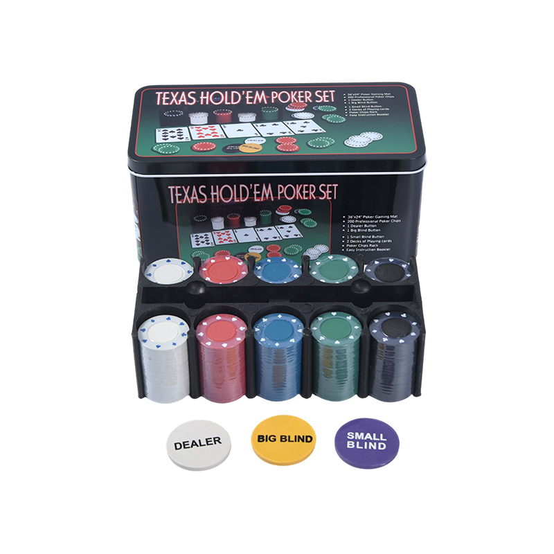 Casino Trealamh Grád 200-Sliseanna Poker Set