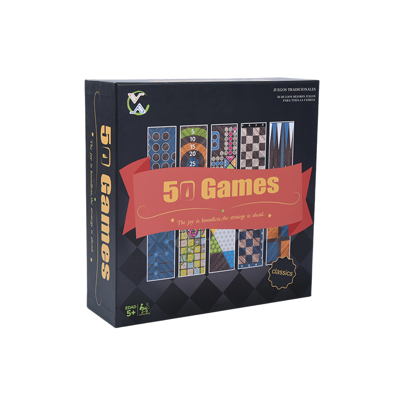 50-in-1 Tacar Cluiche Boird Traidisiúnta