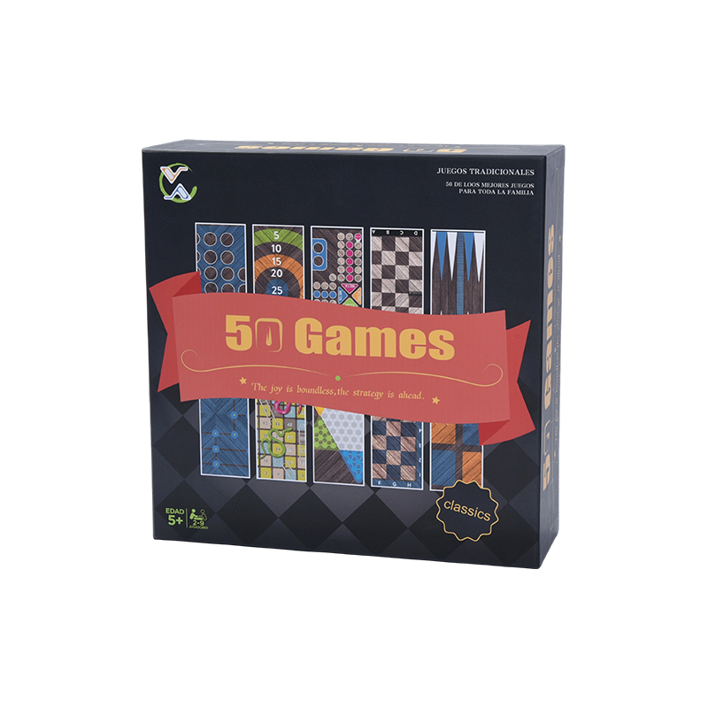 50-in-1 Tacar Cluiche Boird Traidisiúnta