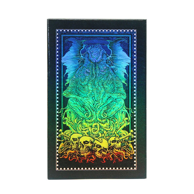 Eagrán Mystical Green & Gold - Cártaí Tarot Miotaseolaíochta Kesulu