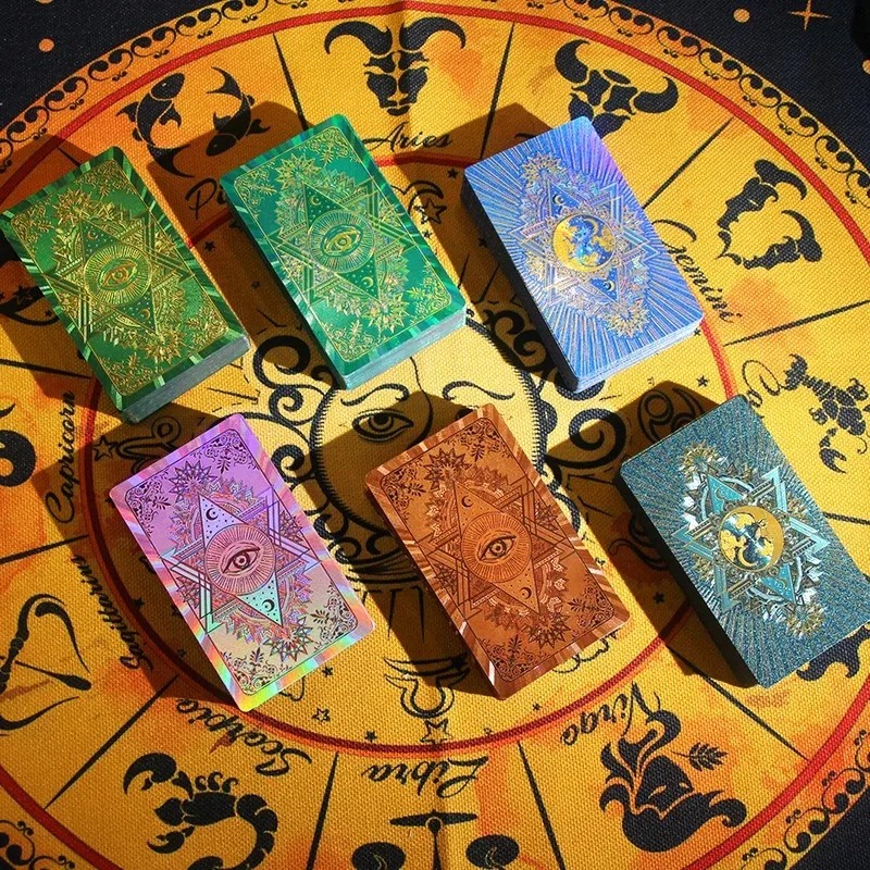 Eagrán Inbhailithe ar Théama an Stoidiaca - Tacar Tarot Treasure & Criostail Mystic