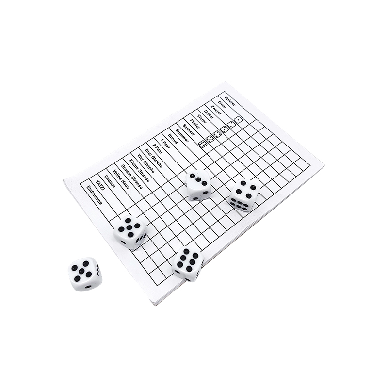 Bunúsacha Cluiche Dísle Clasaiceach Tacar Scórchláir YATZY