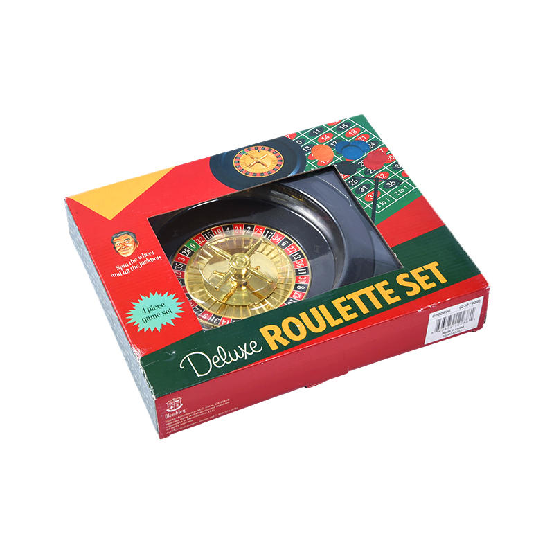 Set Roulette Deluxe - Cluiche 4 Phíosa Socraigh i bPacáistiú Bríomhar
