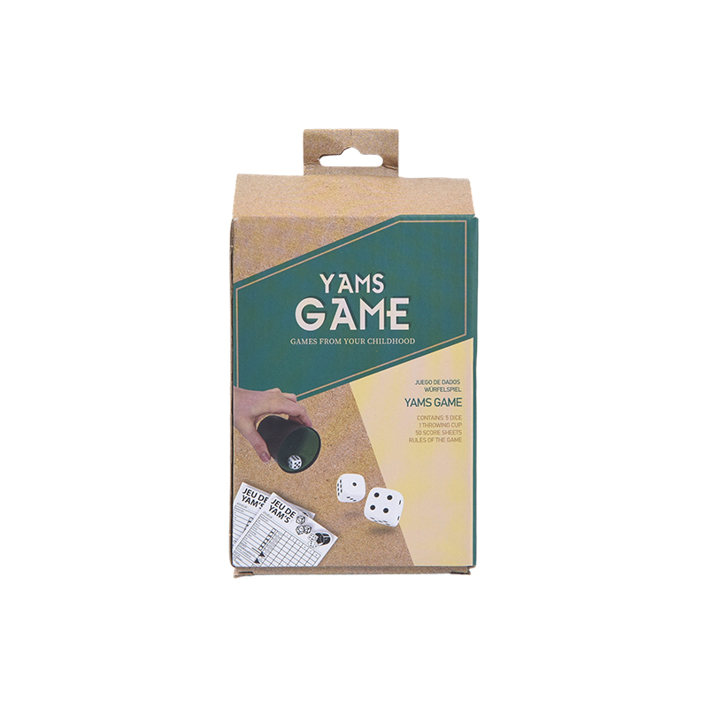 Eagrán Corn Caith Inaistrithe - Vintage YAMS Dice Game Kit