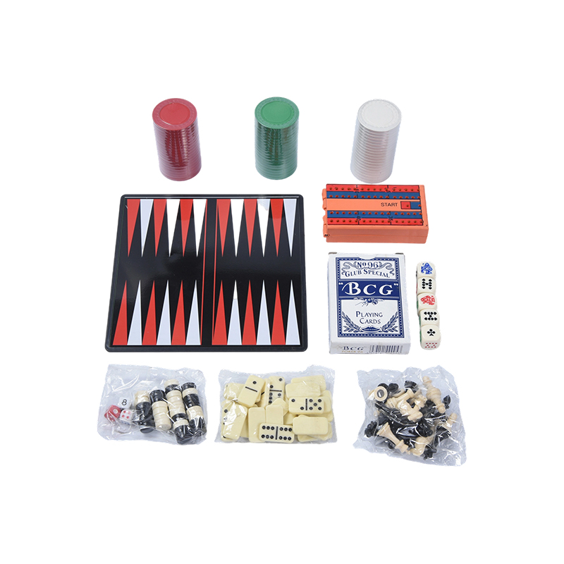 Bosca Inaistrithe Bosca Cluiche Boird Clasaiceach 7-in-1 Set