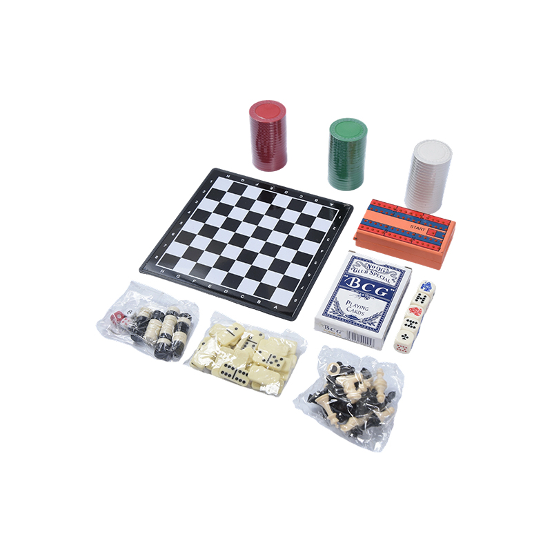 Bosca Inaistrithe Bosca Cluiche Boird Clasaiceach 7-in-1 Set
