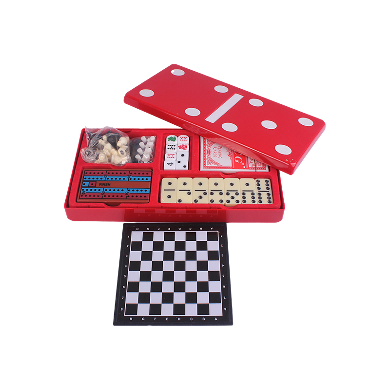 Eagrán Dearg Polca-Ponc - Dúradáin Clasaiceach & Tacar Teaglama Cribbage