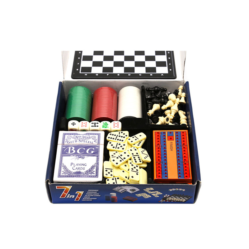 Tacar Clasaiceach Ilchluiche - Ficheall, Dúradáin, Poker & Seiceálaithe