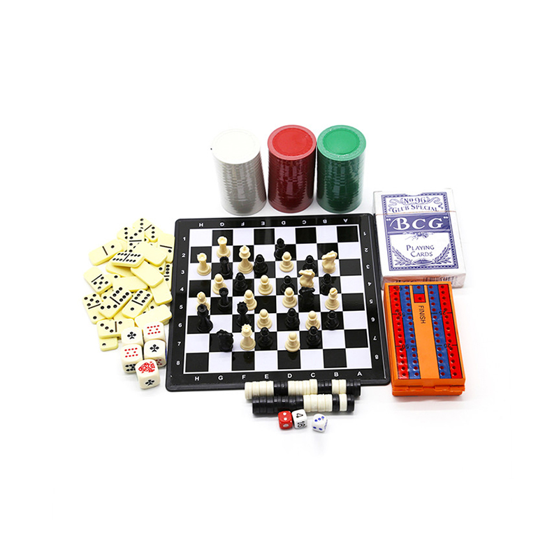 Tacar Clasaiceach Ilchluiche - Ficheall, Dúradáin, Poker & Seiceálaithe