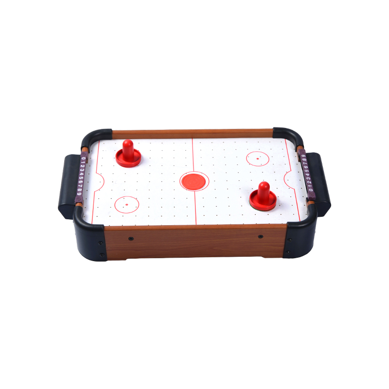 Cluiche Deisce Mini le Red Pucks agus Scór Trackers Tábla Dlúth Haca Aer Adhmaid