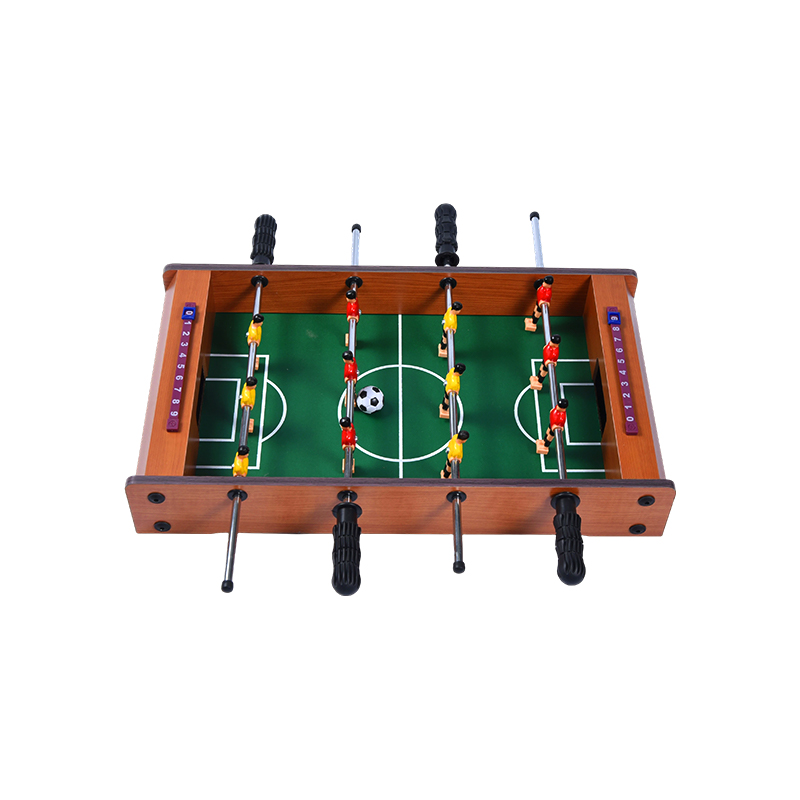 Cluiche Sacair Dlúth le Rannpháirtithe Beoga agus Rianairí Scór Tábla Foosball Deisce Adhmaid