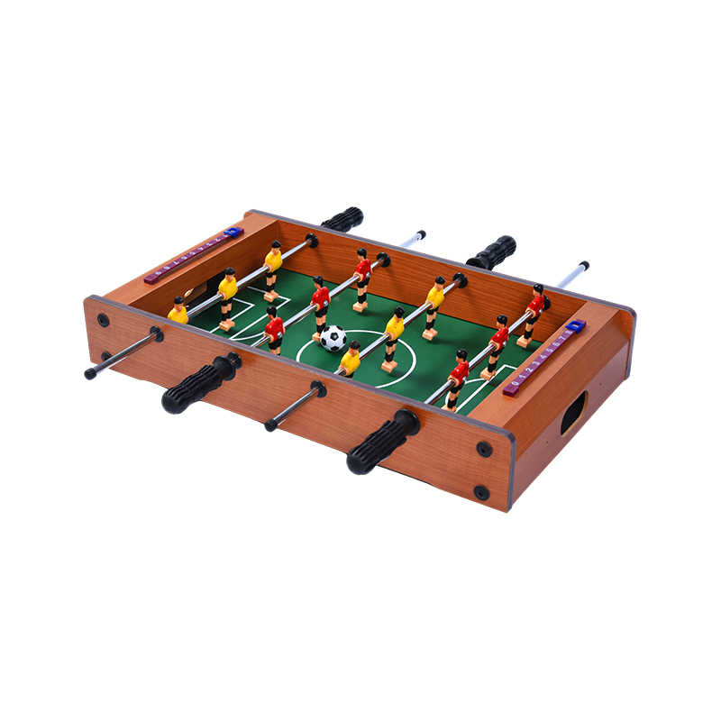 Cluiche Sacair Dlúth le Rannpháirtithe Beoga agus Rianairí Scór Tábla Foosball Deisce Adhmaid